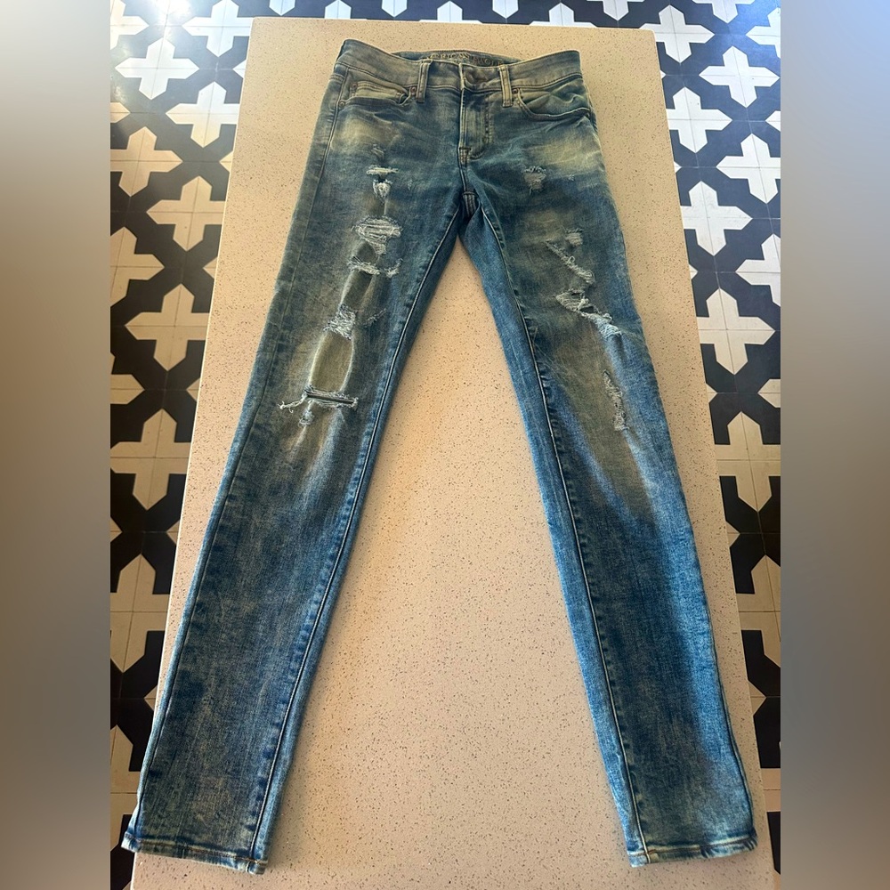 NWT American Eagle AirFlex+ Ripped Slim Jean 30x34